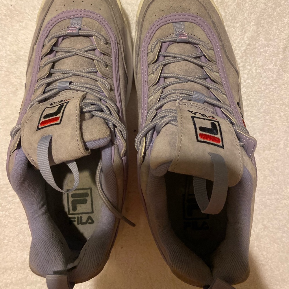 Purple filas size 9